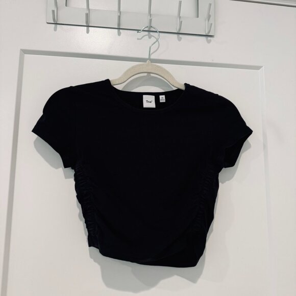 Aritzia TNA Black Crop Top, S - Picture 1 of 4